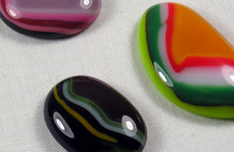 Fused Glass Cabochons