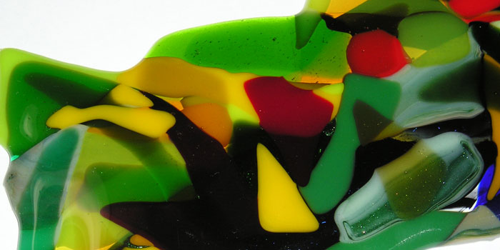 Fused Glass Offcut Puddle