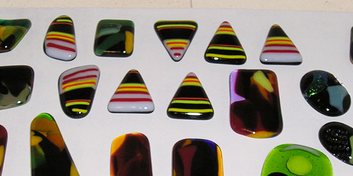 Fire Polished Cabochons